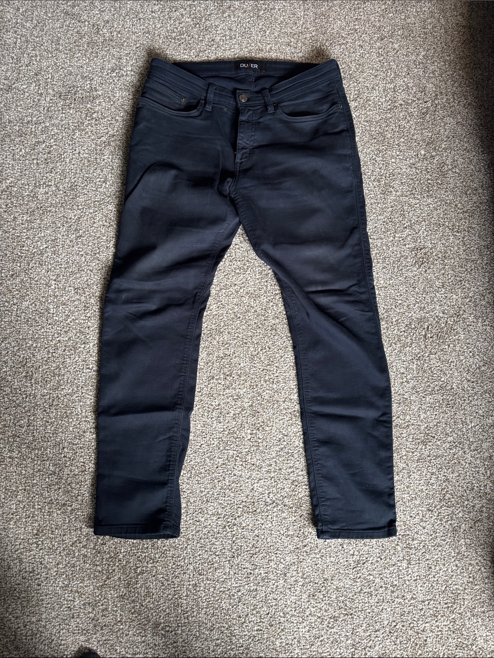 DU/ER Men's Skinny Stretch Jeans - Black